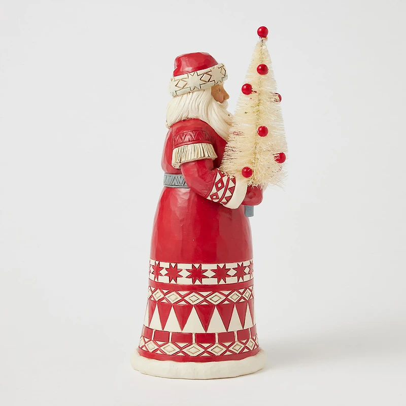 Jim Shore Nordic Noel Santa With Sisal Tree Figurine, 10.04" for only USD 84.99 | Hallmark