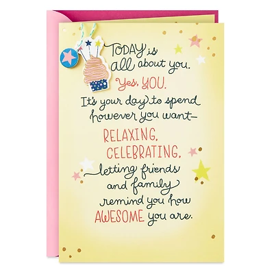 Today Is All About You Birthday Card for only USD 5.99 | Hallmark