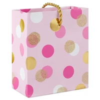 4.6" Pink and Gold Dots Gift Card Holder Mini Bag for only USD 3.49 | Hallmark