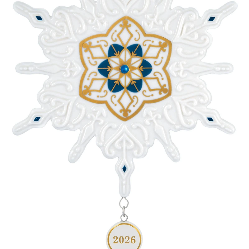 Snowflake 2026 Porcelain Ornament for only USD 24.99 | Hallmark
