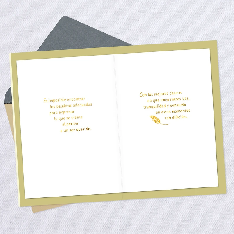 A Wish for Peace and Comfort Spanish-Language Sympathy Card for only USD 3.59 | Hallmark