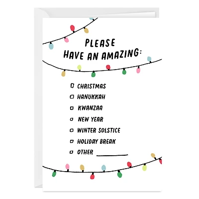 Choose a Wish Custom Holiday Card for only USD 4.99 | Hallmark