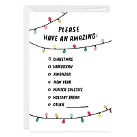 Choose a Wish Custom Holiday Card for only USD 4.99 | Hallmark
