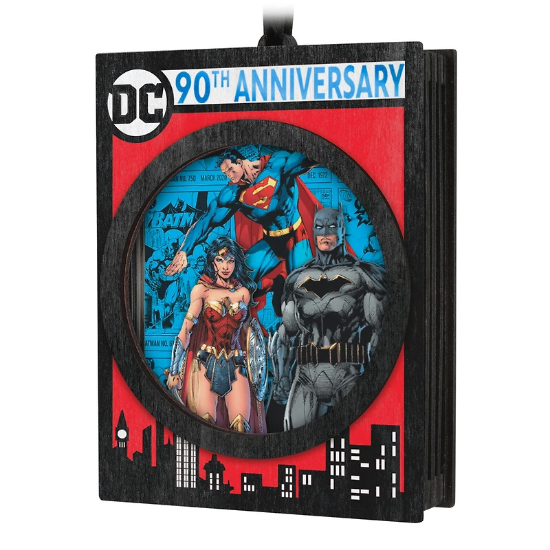 DC Comics™ 90th Anniversary DC Through the Ages Papercraft Ornament for only USD 27.99 | Hallmark