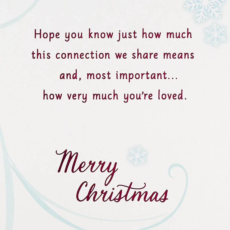 Our Connection Means So Much Christmas Card for Sister for only USD 5.99 | Hallmark