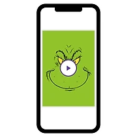 Dr. Seuss's How the Grinch Stole Christmas!™ Grinch Face Custom Christmas Card for only USD 4.99 | Hallmark