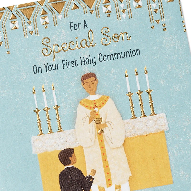 Son, God Will Always Be With You Religious First Communion Card for only USD 3.99 | Hallmark