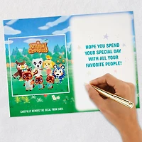 Nintendo Animal Crossing™ New Horizons Special Day Birthday Card for Kids With Decal for only USD 4.99 | Hallmark