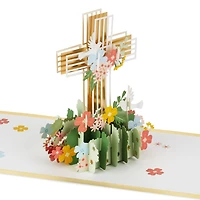 Cross With Flowers Religious Pop-Up Card for only USD 12.99 | Hallmark