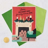 You Always Make Family Times Good Christmas Card for Son for only USD 5.59 | Hallmark