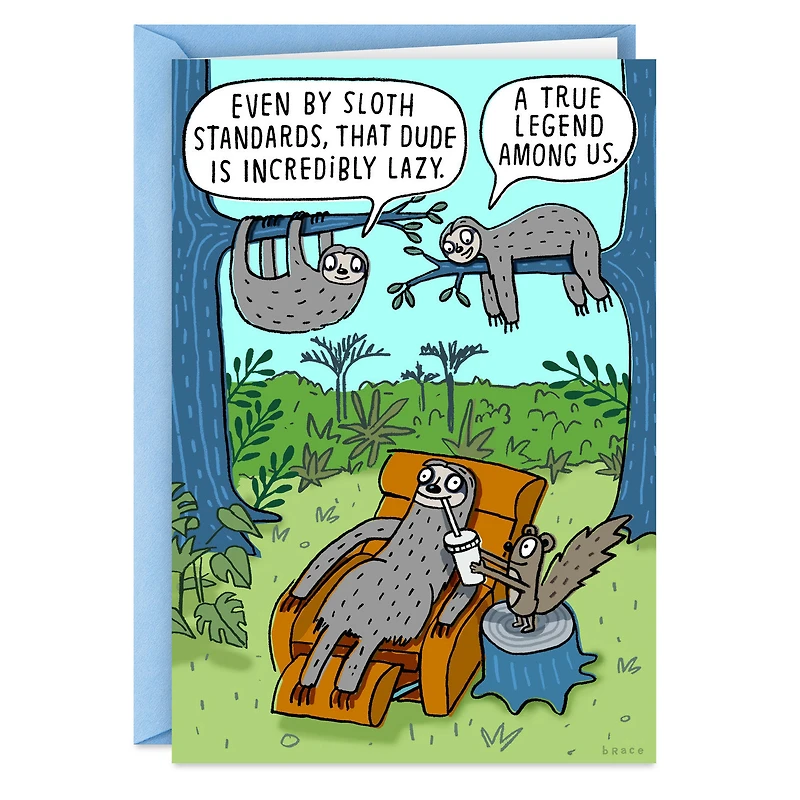 Lazy Sloths Funny Birthday Card for only USD 3.99 | Hallmark