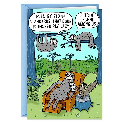 Lazy Sloths Funny Birthday Card for only USD 3.99 | Hallmark