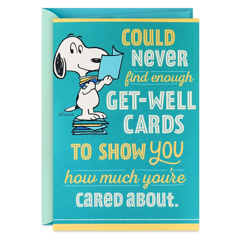 Peanuts® Snoopy Never Enough Cards Funny Get Well Card With Mini Cards for only USD 6.59 | Hallmark
