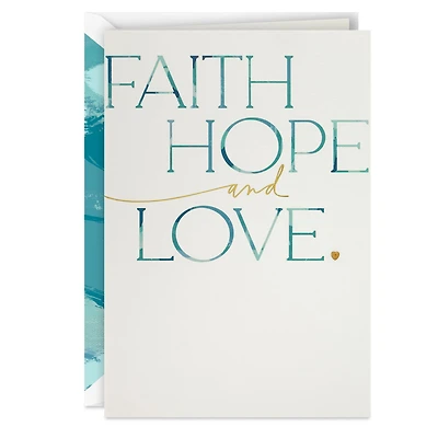Faith, Hope and Love Wedding Card for only USD 7.59 | Hallmark