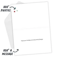 Colorful Block Letters Custom Holiday Card for only USD 4.99 | Hallmark
