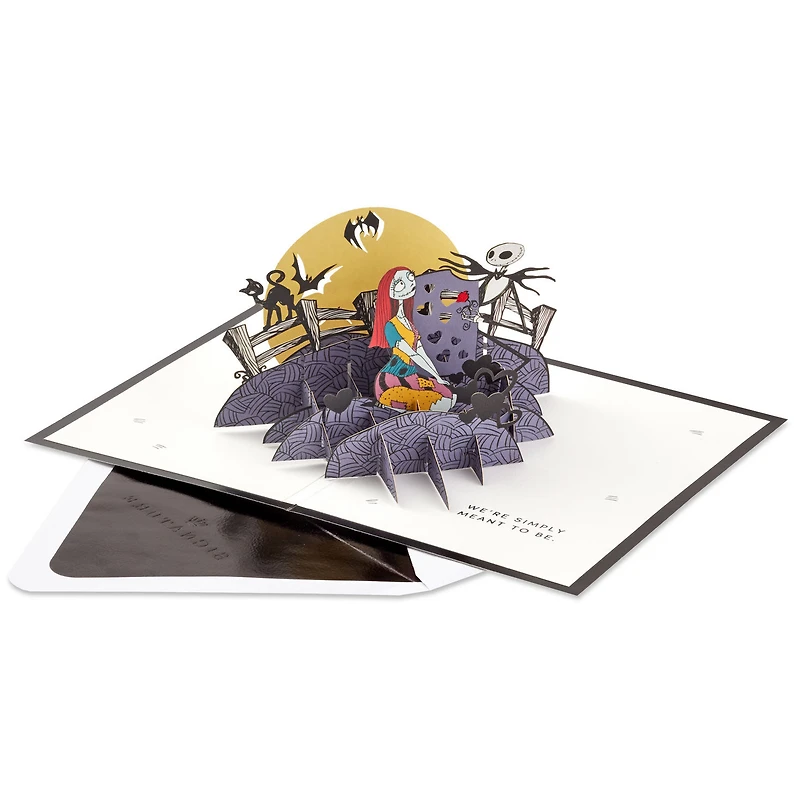 Disney Tim Burton's The Nightmare Before Christmas Meant to Be 3D Pop-Up Love Card for only USD 14.99 | Hallmark