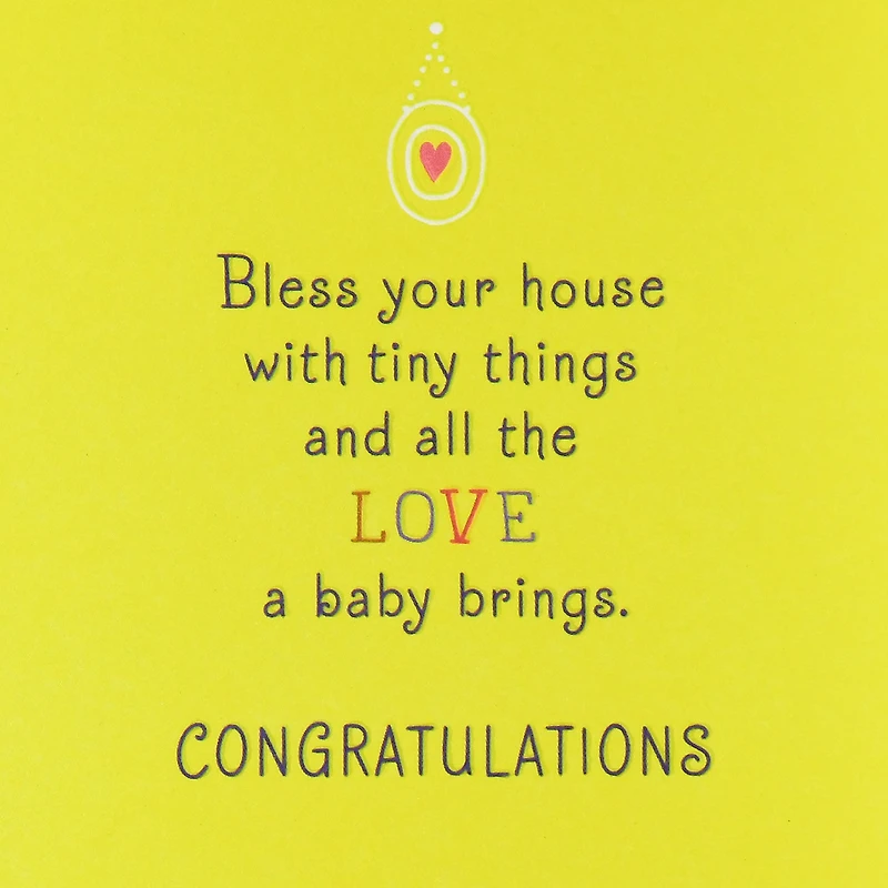 Blessed With Love and Tiny Things New Baby Card for only USD 3.99 | Hallmark