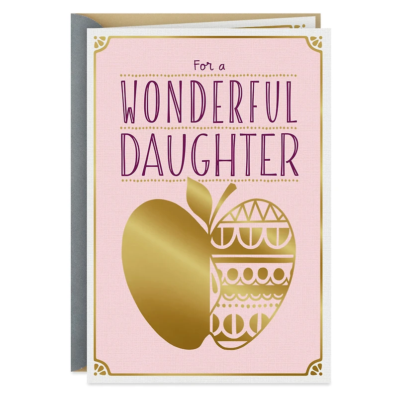 Golden Apple Rosh Hashanah Card for Daughter for only USD 2.99 | Hallmark