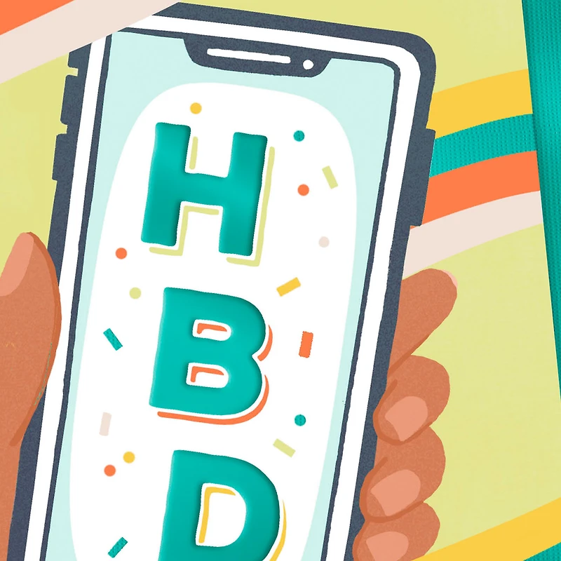 Folded Paper Text Birthday Card for only USD 3.59 | Hallmark