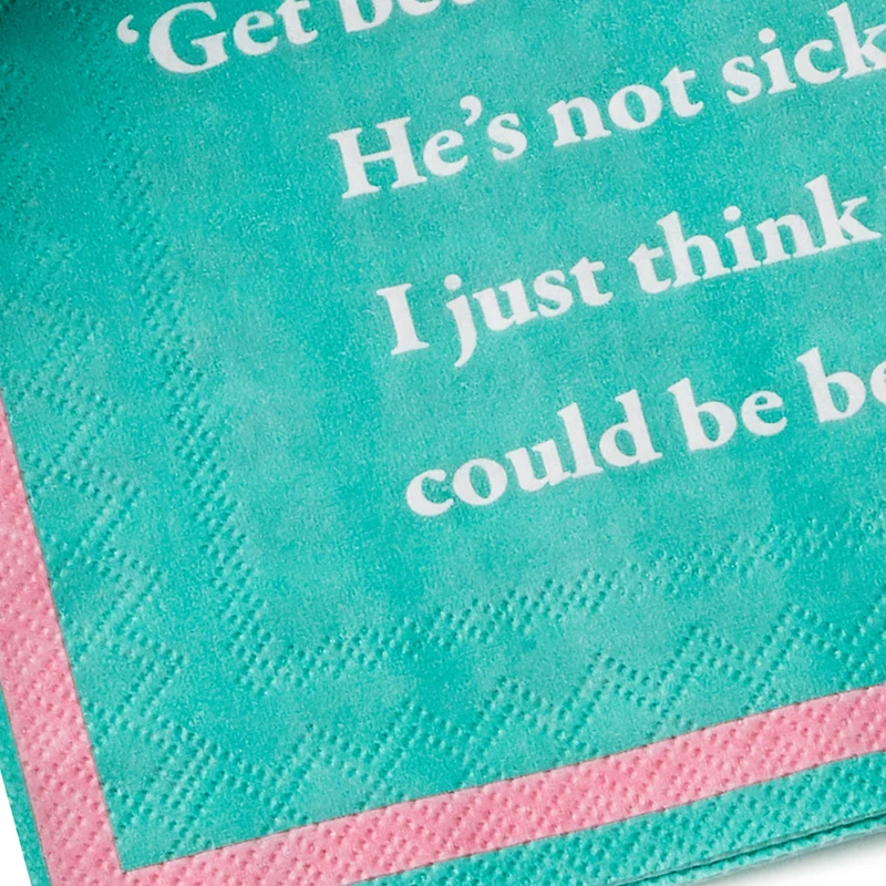 Drinks on Me Get Better Soon Funny Party Napkins, Pack of 20 for only USD 5.99 | Hallmark