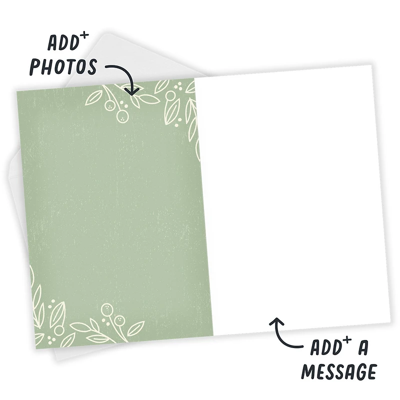 Personalized Leaves and Berries Celebration Photo Card for only USD 4.99 | Hallmark