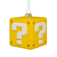 Nintendo Super Mario™ Question Block Blown Glass Hallmark Ornament for only USD 11.49 | Hallmark