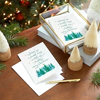Peaceful Evergreens Boxed Christmas Cards, Pack of 16 for only USD 15.49 | Hallmark