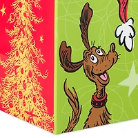 15" Dr. Seuss's How the Grinch Stole Christmas!™ Grimacing Grinch Extra-Deep Christmas Gift Bag for only USD 5.49 | Hallmark