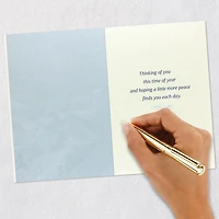 The Caring Thoughts Have Never Stopped Sympathy Card for Anniversary of Death for only USD 4.99 | Hallmark