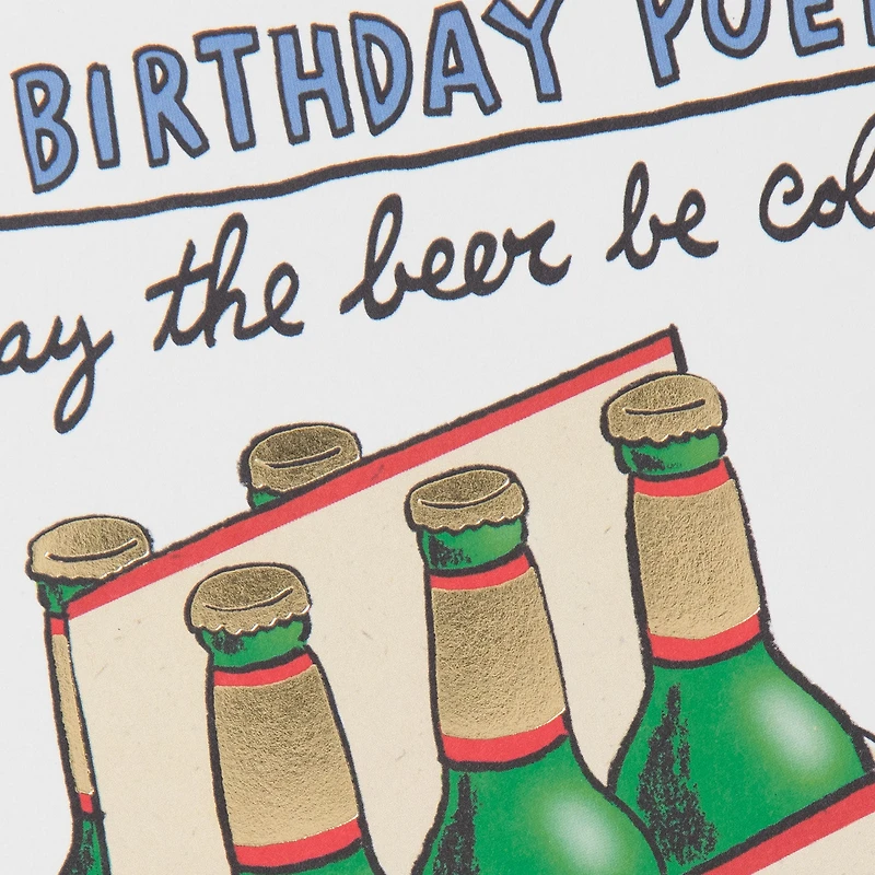 Beer Poem Funny Birthday Card for only USD 4.49 | Hallmark