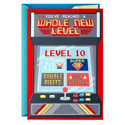 Whole New Level Funny Pop-Up 10th Birthday Card for only USD 5.59 | Hallmark