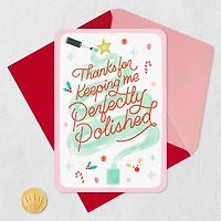 Perfectly Polished Christmas Thank-You Card for Nail Technician for only USD 2.99 | Hallmark