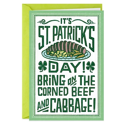 Bring on the Green Beer Funny St. Patrick's Day Card for only USD 3.69 | Hallmark