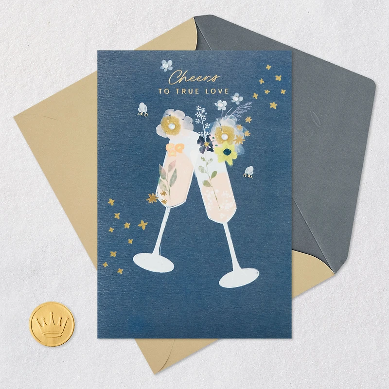 Cheers to True Love Anniversary Card for only USD 5.99 | Hallmark