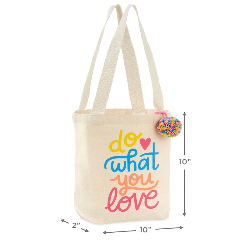 10.5" Do What You Love Square Fabric Gift Bag for only USD 6.99 | Hallmark
