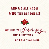 Wishing You Jesus Joy Religious Christmas Card for only USD 2.99 | Hallmark