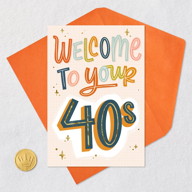 My Knee Hurts in Your Honor Funny 40th Birthday Card for only USD 4.49 | Hallmark