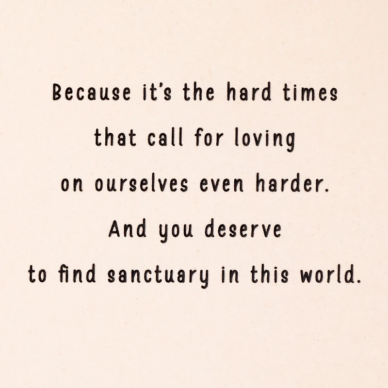 You Deserve to Find Sanctuary Encouragement Card for only USD 3.99 | Hallmark