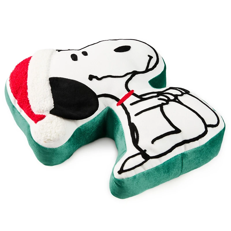 Peanuts® Santa Snoopy Shaped Pillow, 13x15 for only USD 39.99 | Hallmark