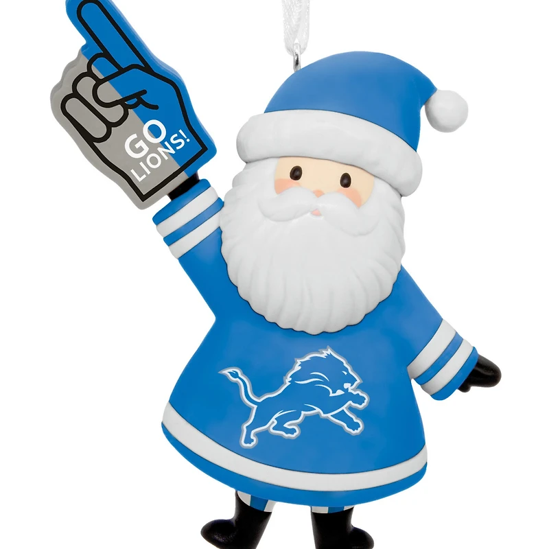 NFL Detroit Lions Santa Fan Hallmark Ornament for only USD 12.99 | Hallmark