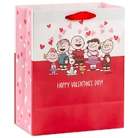 9.6" Peanuts® Gang on Red and White Medium Valentine's Day Gift Bag for only USD 3.49 | Hallmark