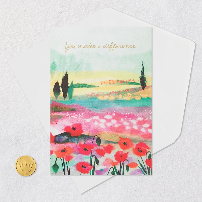 ArtLifting You Make a Difference Thank-You Card for only USD 3.99 | Hallmark