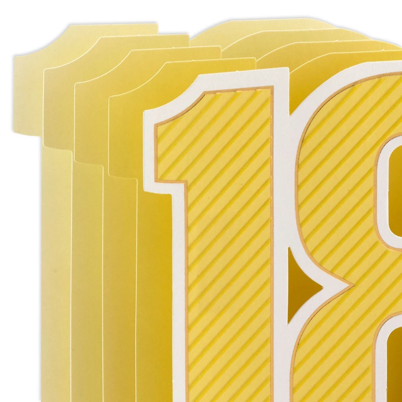 Welcome to Amazing 3D Pop-Up 18th Birthday Card for only USD 5.99 | Hallmark