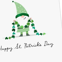 Gnome and Shamrock Garland St. Patrick's Day Cards, Pack of 6 for only USD 6.99 | Hallmark