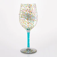 Lolita Birthdays Are the Confetti of Life Handpainted Wine Glass, 15 oz. for only USD 34.99 | Hallmark