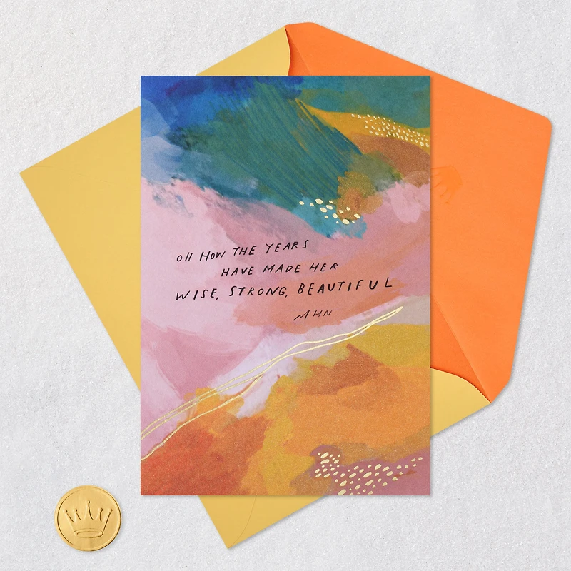 Morgan Harper Nichols In Awe of You Birthday Card for Her for only USD 4.59 | Hallmark