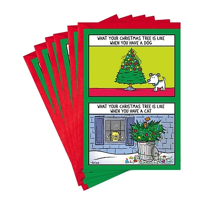 Decorating When You Have Pets Funny Christmas Cards, Pack of 6 for only USD 6.99 | Hallmark