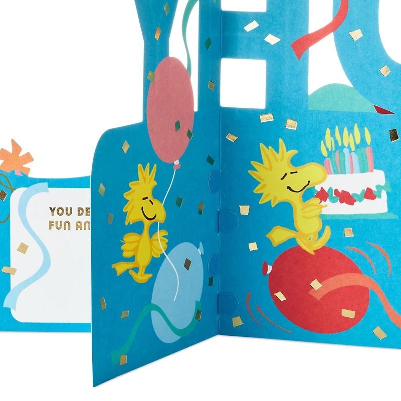 Jumbo Peanuts® Snoopy and Woodstock Fun and Good Times 3D Pop-Up Birthday Card for only USD 14.99 | Hallmark