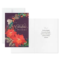 Poinsettia Wreath Boxed Christmas Cards, Pack of 12 for only USD 17.49 | Hallmark