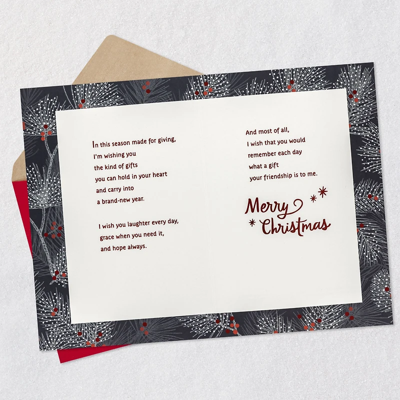 Your Friendship Is a Gift Christmas Card for Friend for only USD 5.59 | Hallmark
